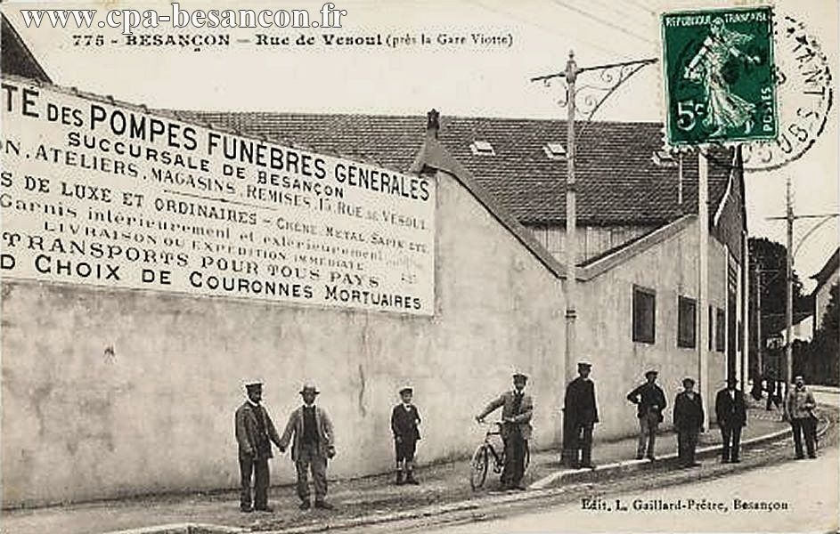 775 - BESANÇON - Rue de Vesoul (près la Gare Viotte)